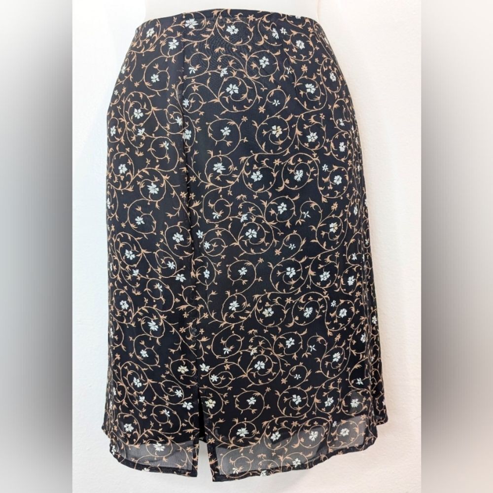 VTG Express Whimsigoth Dark Academia 90s Feminine Preppy Moody Witchy Skirt 5/6 - Picture 1 of 9